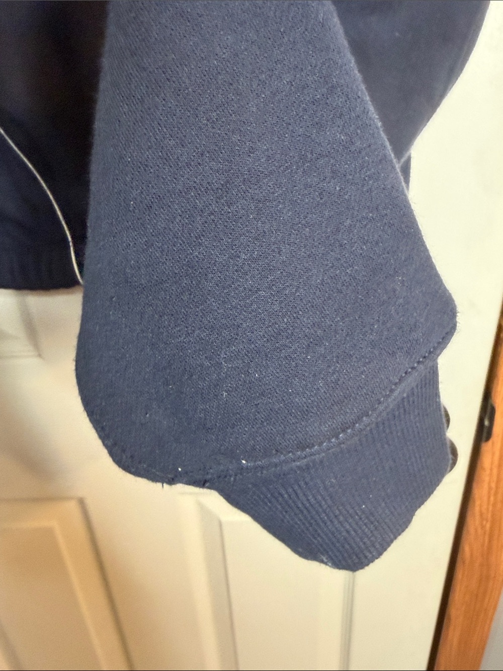 FP Movement by Free People Navy V-Neck Stripe Sweater SO AMAZING AND COMFORTABLE - Picture 7 of 9